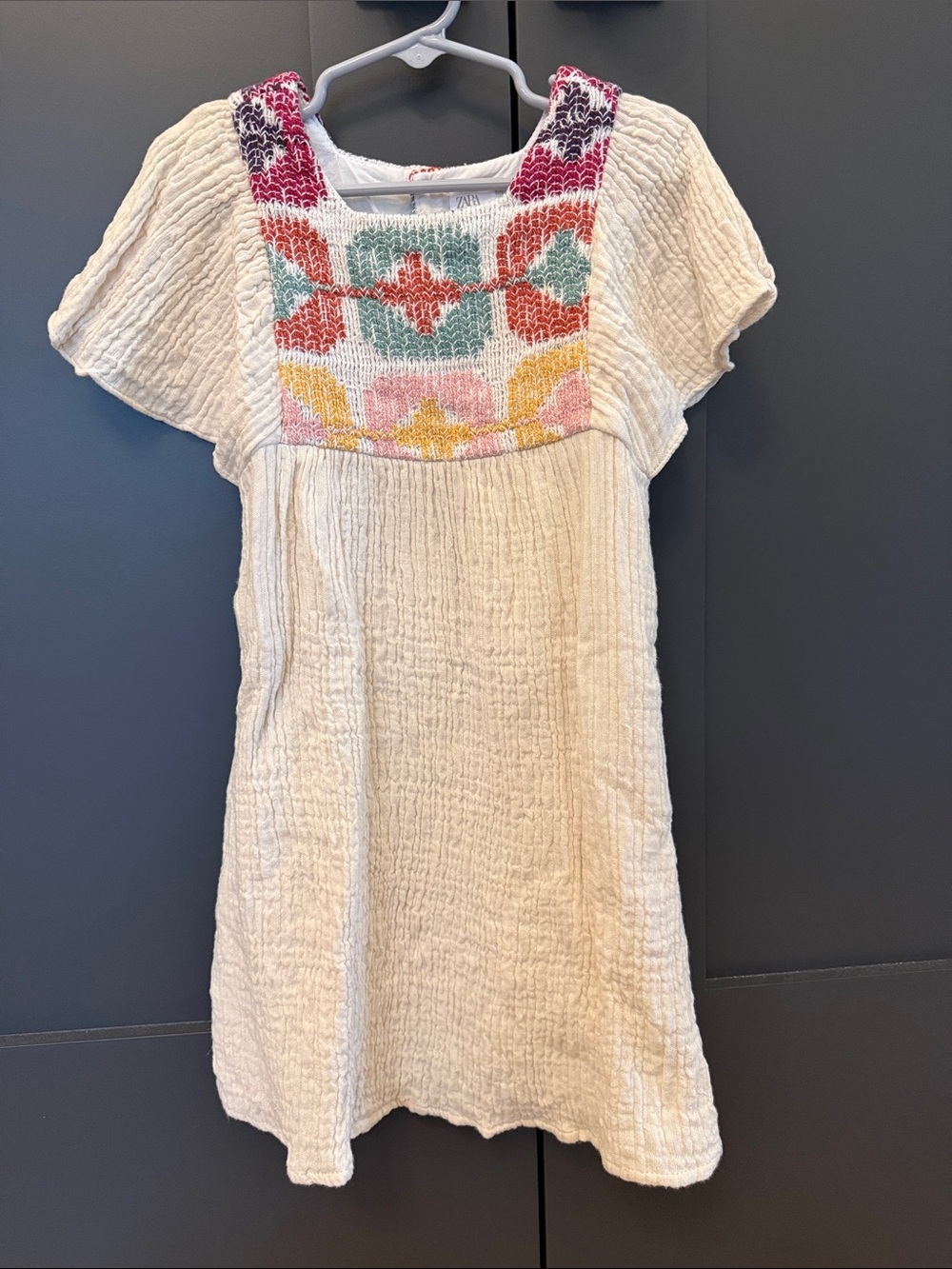 Zara Smocked Bohemian Style Dress
